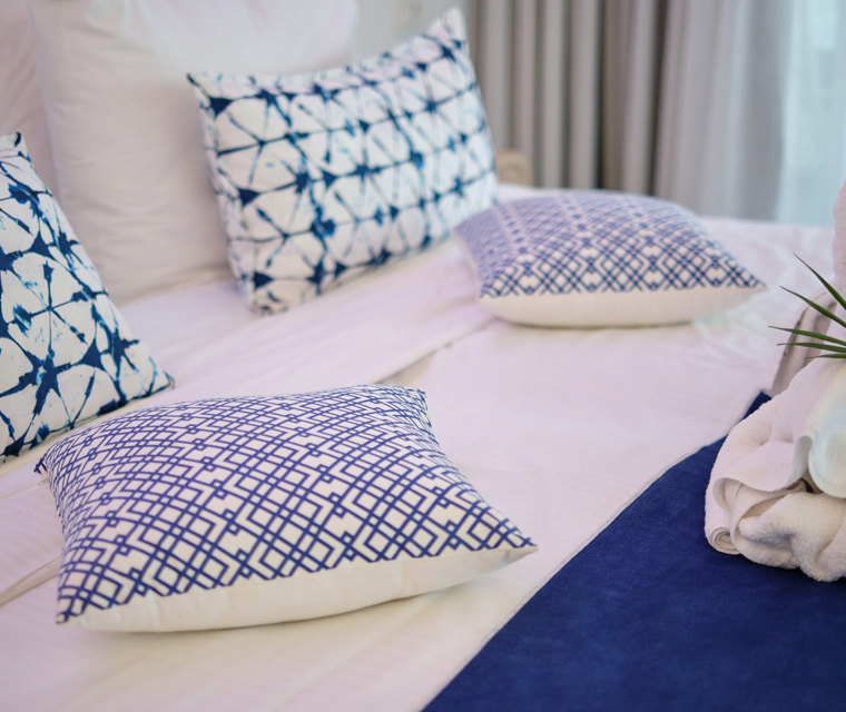 Cretan Blue Beach Hotel bed decorations